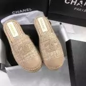 promos sandales chanel femme bas prix espadrilles tweed tissus or